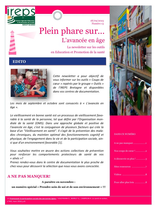 Plein phare sur… L&rsquo;avancée en âge