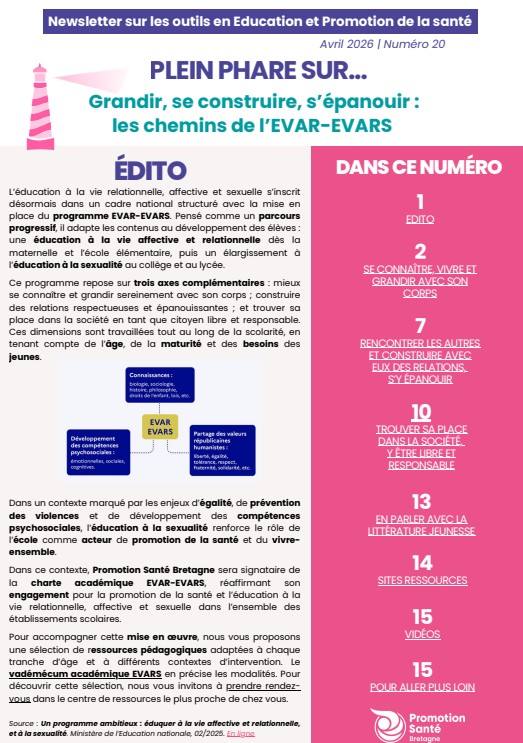 Plein phare sur… l’éducation à la vie relationnelle, affective et sexuelle